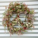 WREATH ~ Designer : Megan Rowland, Wildflowers Australia competition ~ Flowers : thryptomene, waxflower