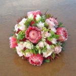 BOUQUET ~ Designer : Silvia Slosarova, Wildflowers Australia competition ~ Flowers : protea, serruria, berzelia, leucadendron