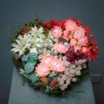 ARRANGEMENT ~ Designer : Sharon Keeler, Wildflowers Australia competition ~ Flowers : tetragona nuts, kangaroo paw