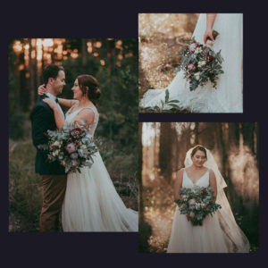 BOUQUET ~ Designer: Nina Maree ~ Flowers & Foliage: protea, blushing bride, silver gum
