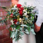 BOUQUET ~ Designer: Lola Blackie ~ Flowers & Foliage: waxflower, berzelia, gum, Umbrella Fern™